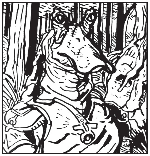 Un gungan dur-à-cuire.
