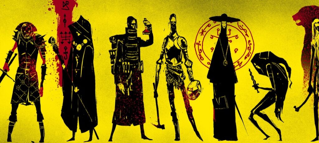 Quelques personnages de Mörk Borg